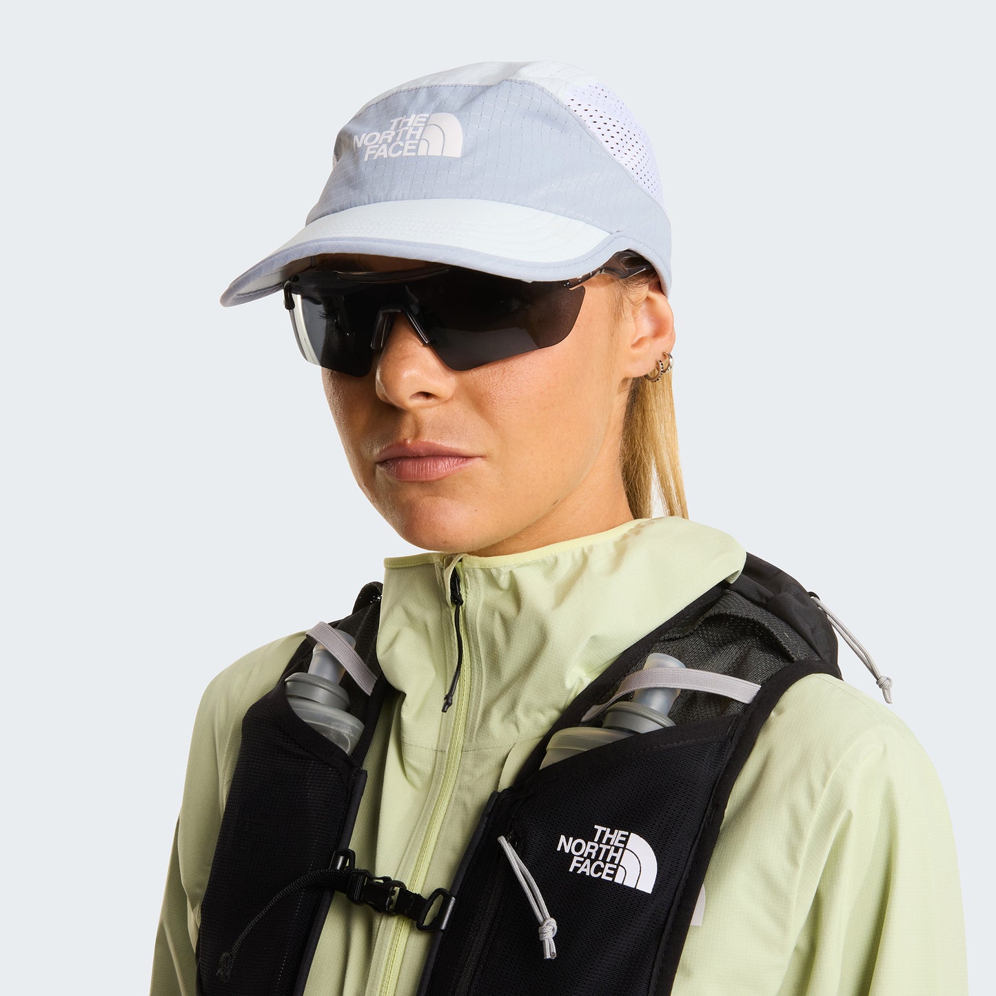 Gorra 5 paneles Summer LT Running de The North Face - Gris Claro-Blanco