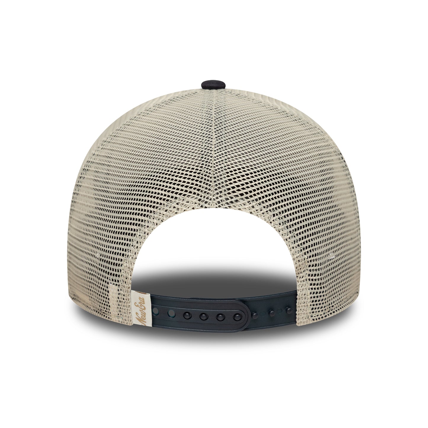 Gorra de camionero 9FORTY M-Crown A-Frame de New Era - Crema-Azul Marino
