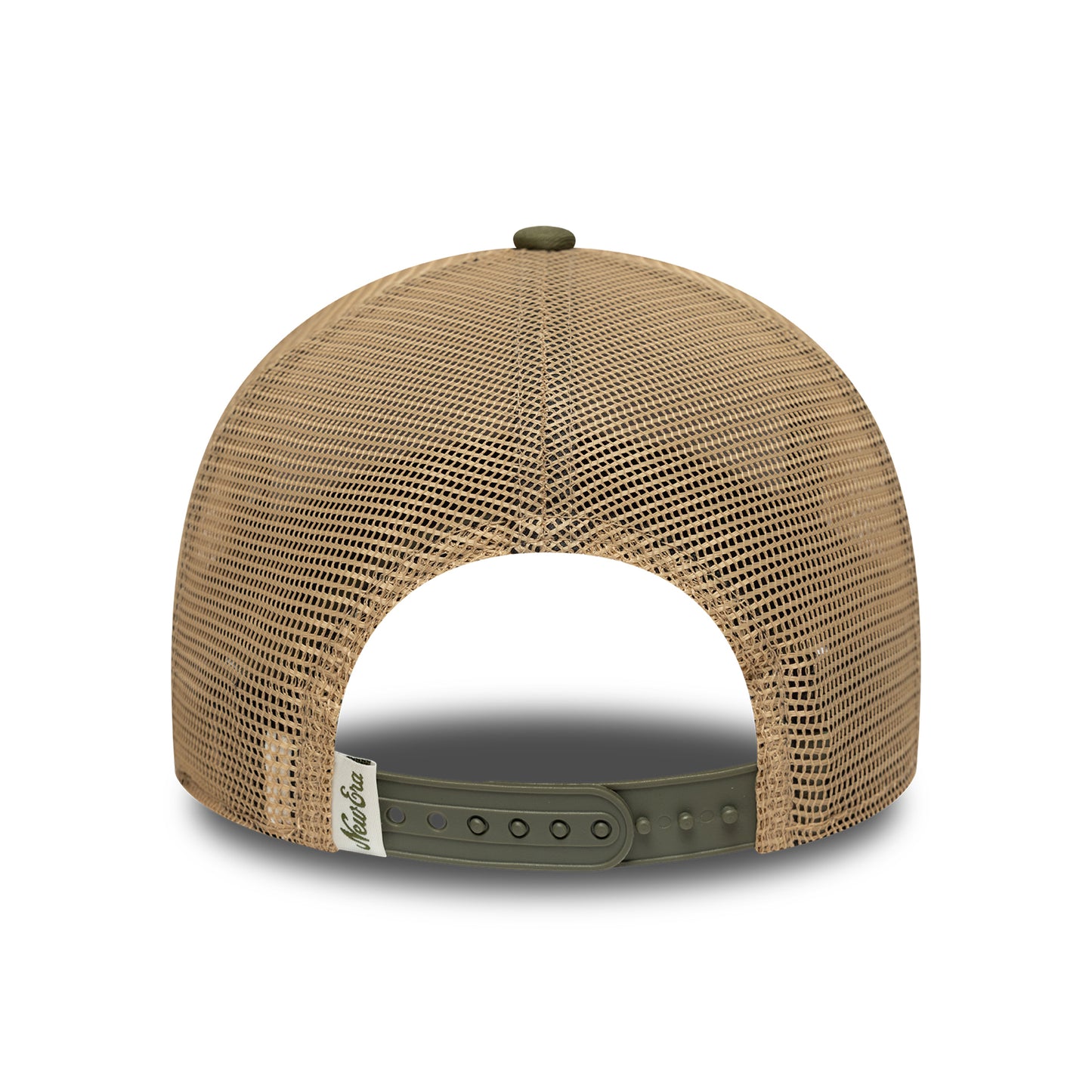 Gorra de camionero 9FORTY M-Crown A-Frame de New Era - Piedra-Oliva