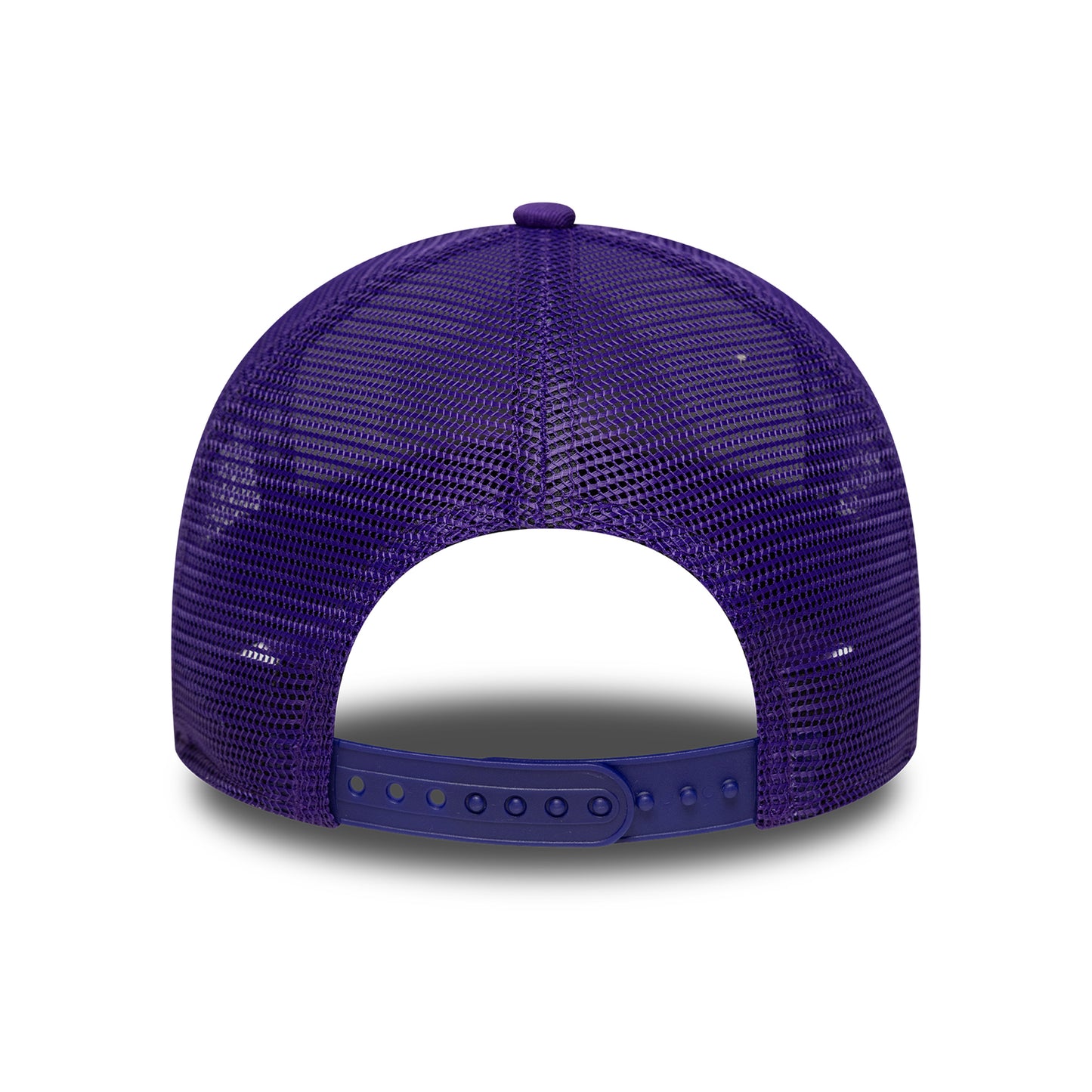 Gorra de camionero A-Frame NBA Side Patch L.A. Lakers de New Era - Morado-Blanco