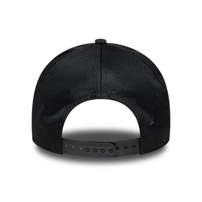 Gorra de camionero A-Frame MLB Sport Featherweight Seattle Mariners de New Era - Negro sobre Negro