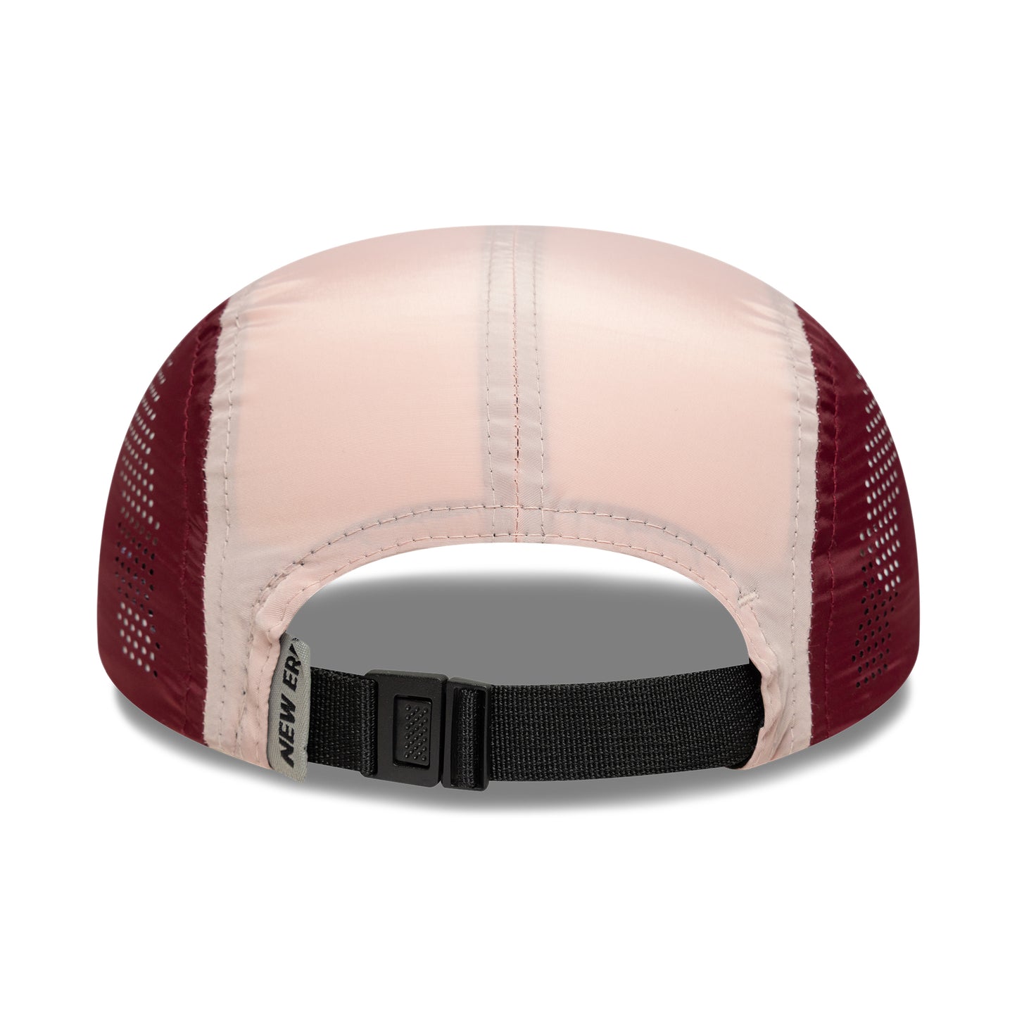 Gorra 5 paneles Colourblock Runner de New Era - Rojo Cardenal-Crema