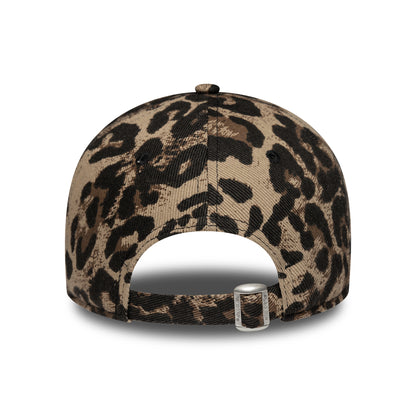 Gorra de béisbol mujeres 9TWENTY - MLB Leopard New York Yankees de New Era - Marrón-Camel