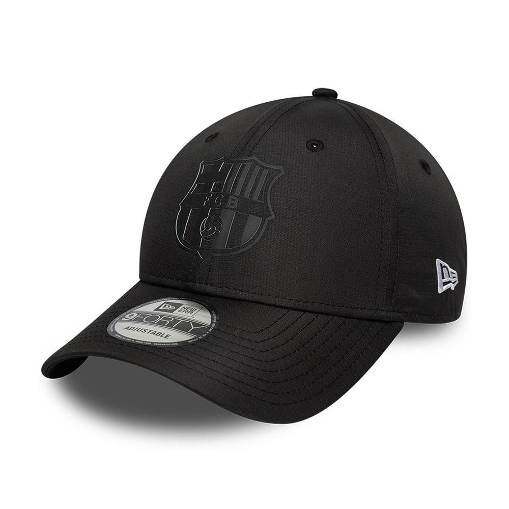 Gorra de béisbol 9FORTY Ripstop FC Barcelona de New Era - Negro sobre Negro