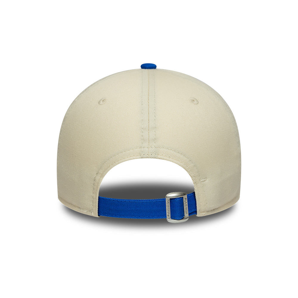 Gorra de béisbol 9FORTY Seasonal Contrast Lion Crest Chelsea FC de New Era - Crema-Azul Real