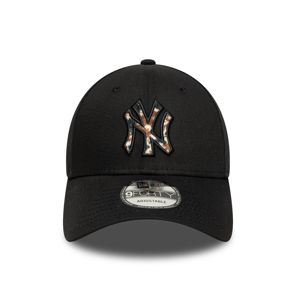 Gorra de béisbol 9FORTY MLB Faux Pony Infill New York Yankees de New Era - Negro