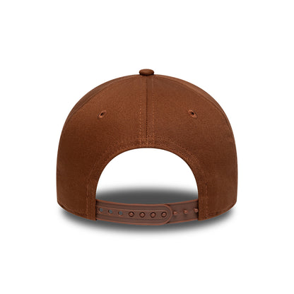 Gorra Snapback 9FORTY A-Frame MLB League Essential L.A. Dodgers de New Era - Marrón Intenso-Blanco