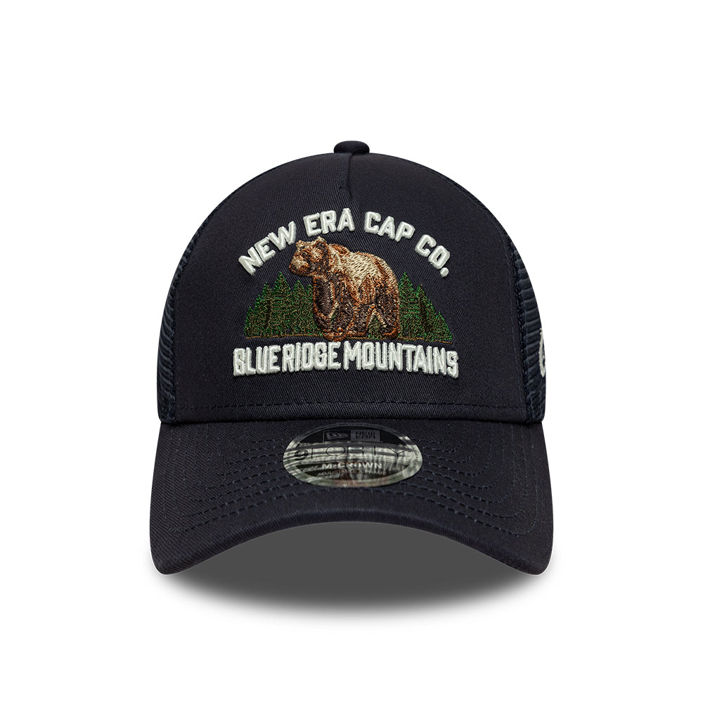 Gorra de camionero 9FORTY M-Crown A-Frame Outdoor de New Era - Azul Marino