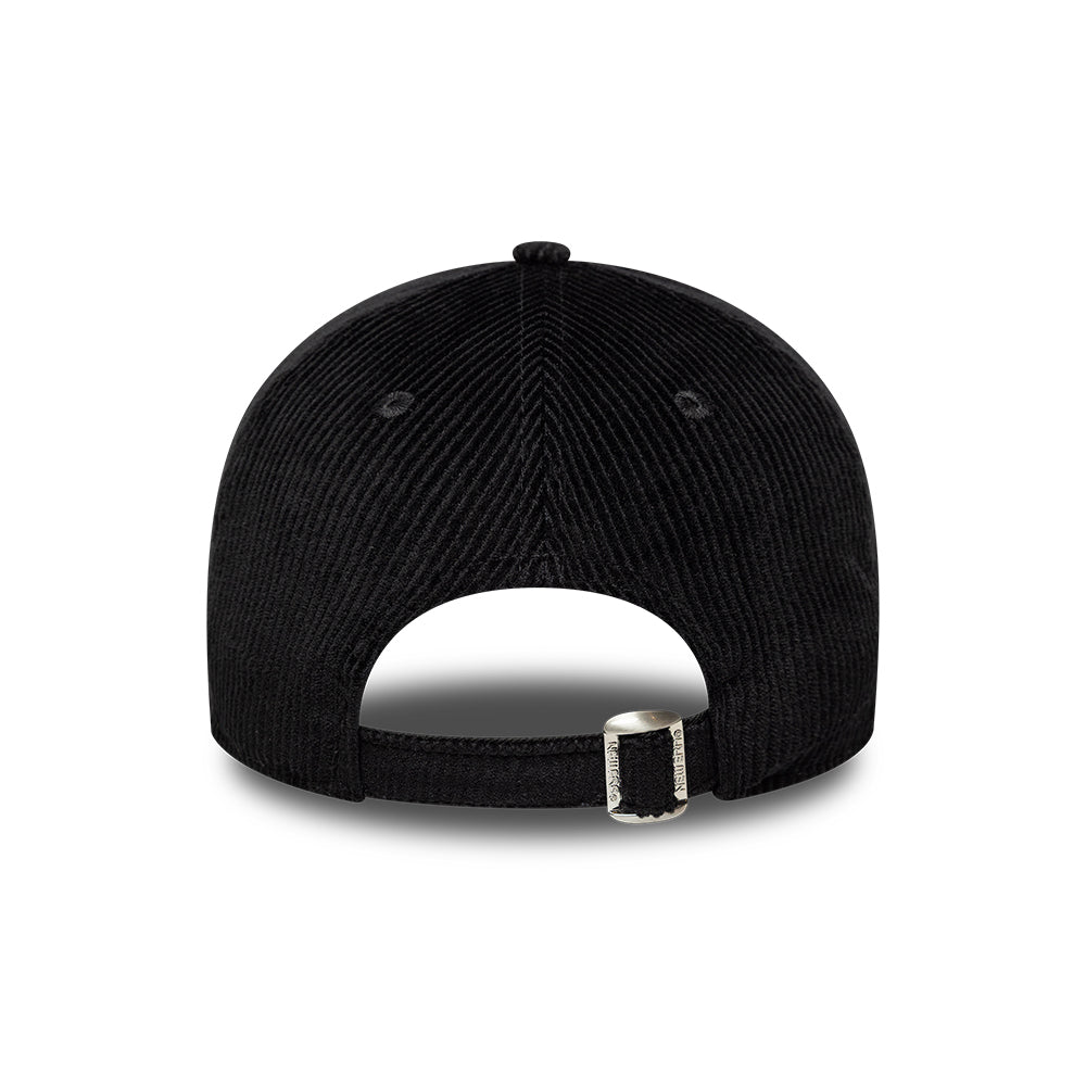 Gorra de béisbol 9TWENTY MLB Cord Midi New York Yankees de New Era - Negro sobre Negro