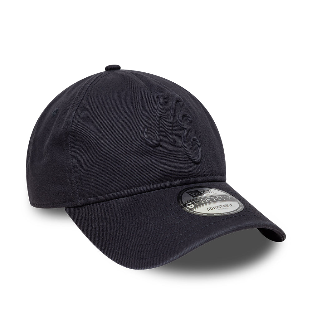 Gorra de béisbol 9TWENTY A-Frame NE Embossed de New Era - Azul Marino sobre Azul Marino