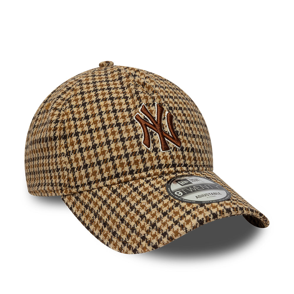 Gorra de béisbol 9TWENTY A-Frame MLB Pata de Gallo New York Yankees de New Era - Camel