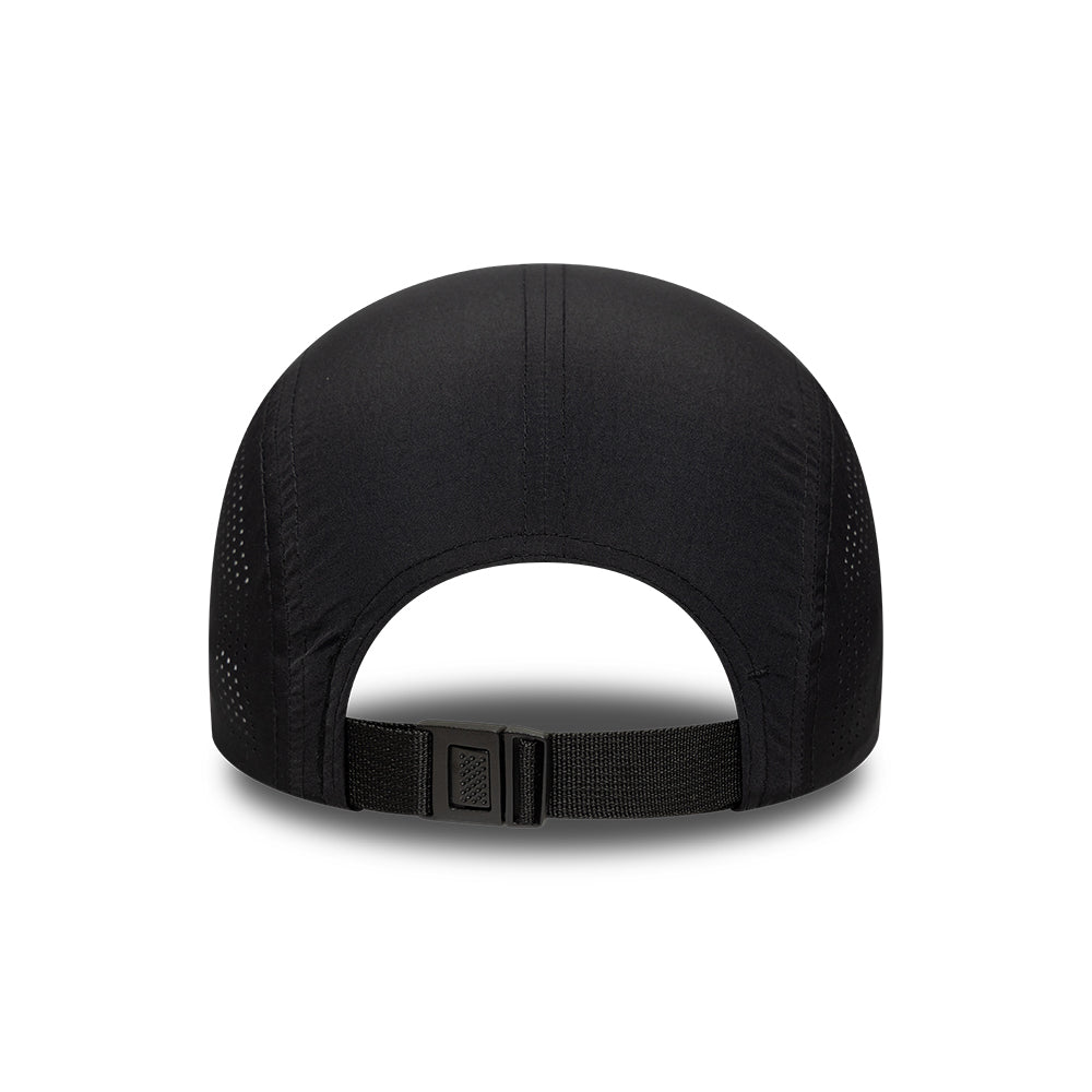 Gorra 5 paneles MLB Tech Midi Runner New York Yankees de New Era - Negro sobre Negro