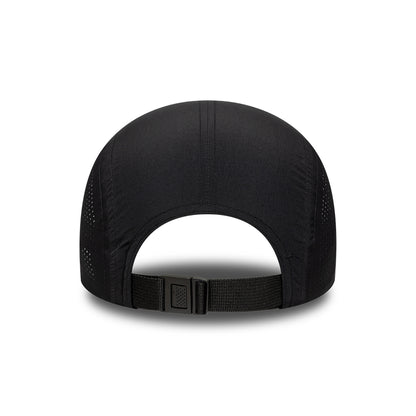 Gorra 5 paneles MLB Tech Midi Runner New York Yankees de New Era - Negro sobre Negro