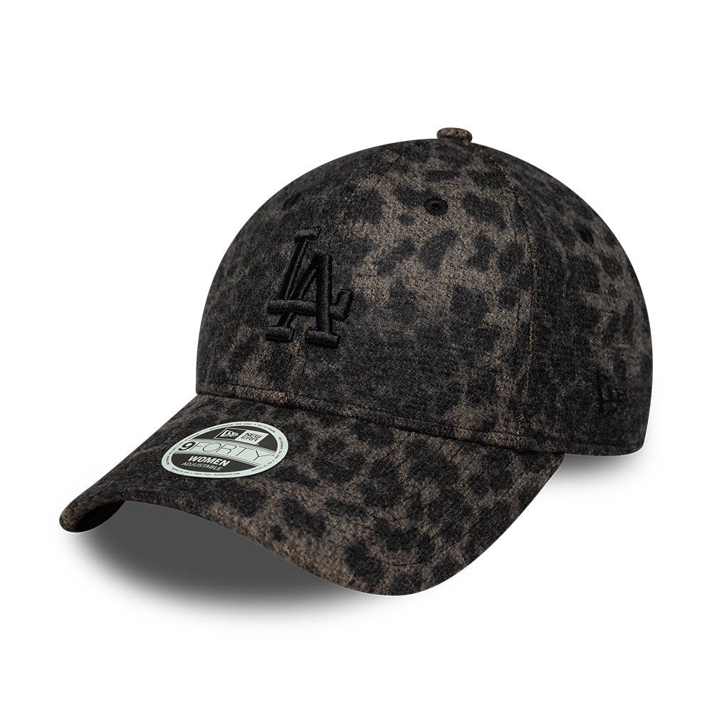 Gorra de béisbol 9FORTY MLB Cosy Leopard L.A. Dodgers de New Era - Negro