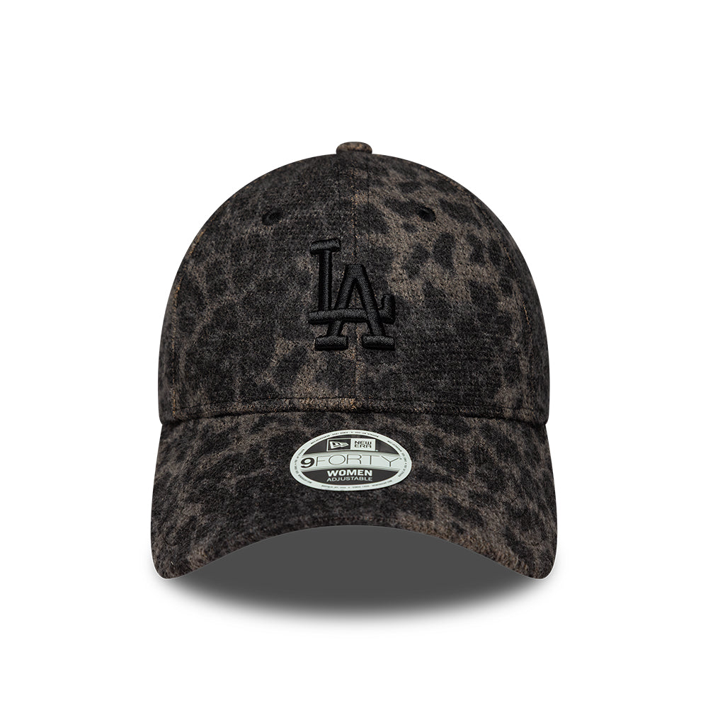 Gorra de béisbol 9FORTY MLB Cosy Leopard L.A. Dodgers de New Era - Negro