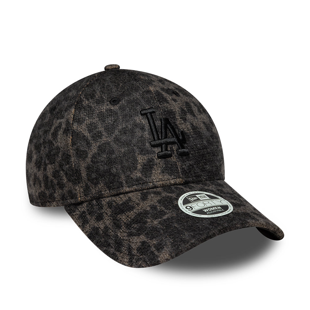 Gorra de béisbol 9FORTY MLB Cosy Leopard L.A. Dodgers de New Era - Negro