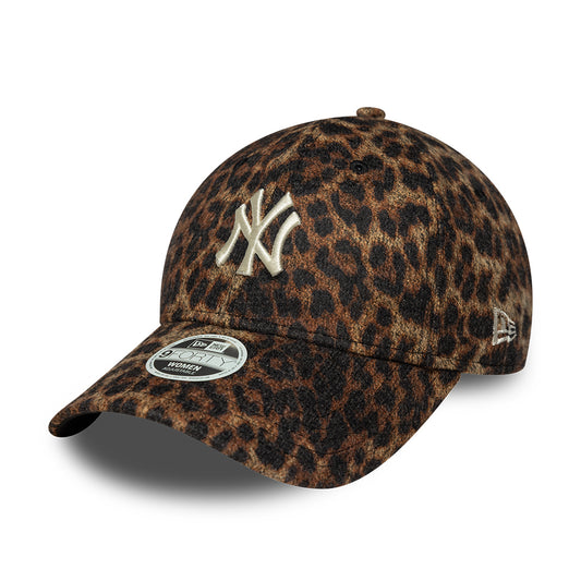 Gorra de béisbol 9FORTY MLB Cosy Leopard New York Yankees de New Era - Marrón Intenso