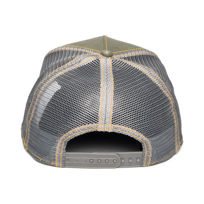Gorra de camionero de Stetson - Verde Oliva-Gris