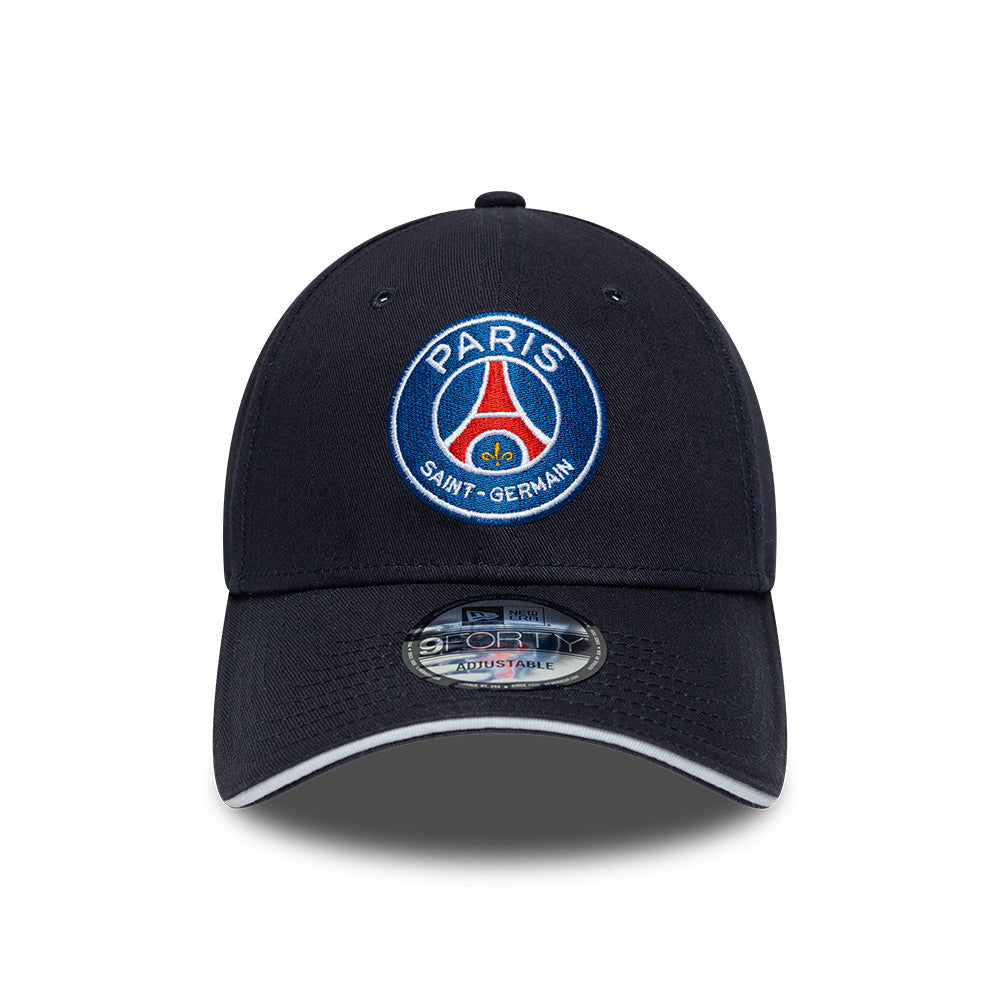 Gorra de béisbol 9FORTY Core Paris Saint-Germain FC de New Era - Azul Marino