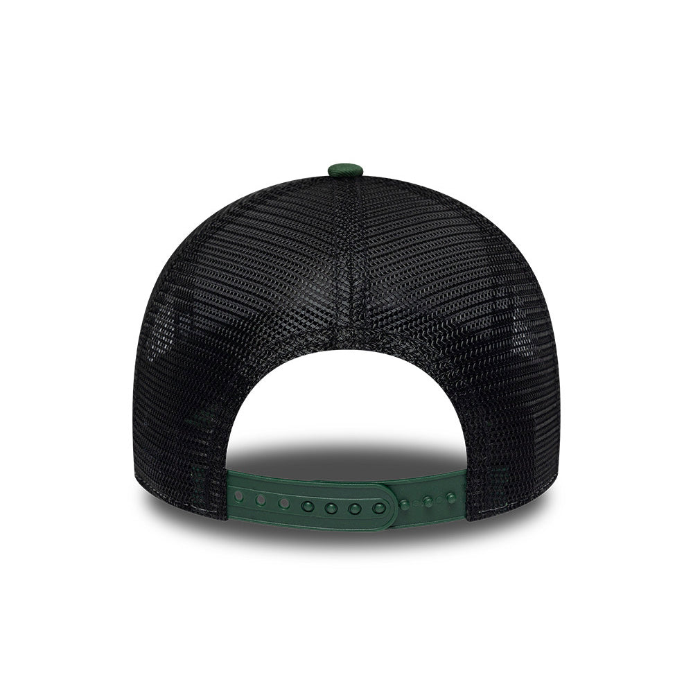 Gorra de camionero A-Frame de temporada Paris Saint-Germain FC de New Era - Verde Oscuro