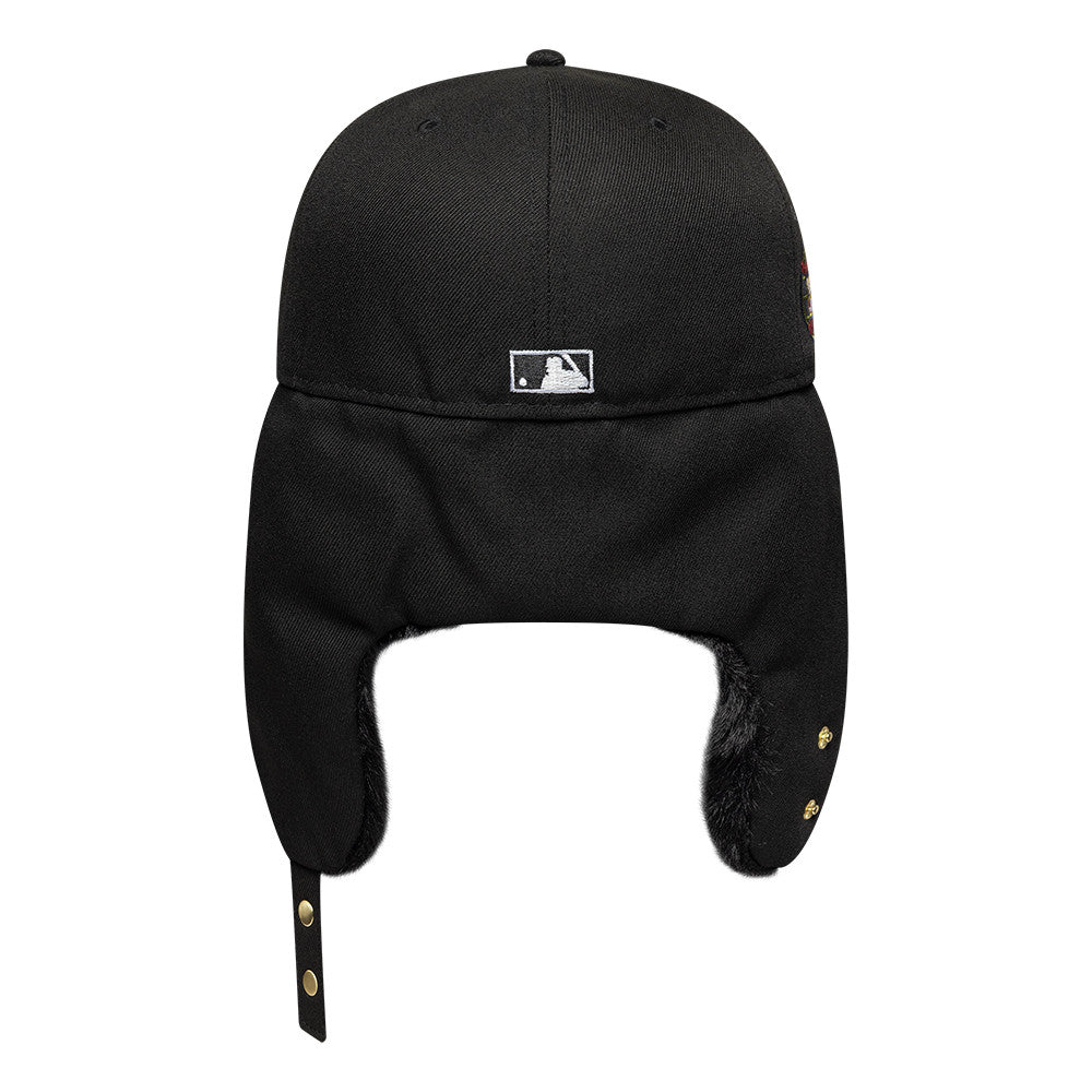 Gorra de béisbol 59FIFTY MLB World Series Dogear Chicago White Sox con orejeras de New Era - Negro-Blanco