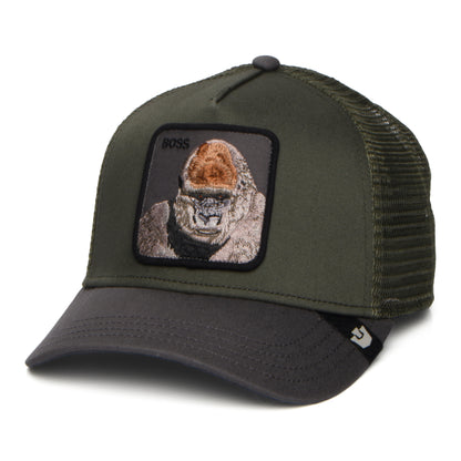 Gorra de camionero Boss de Goorin - Verde Oliva