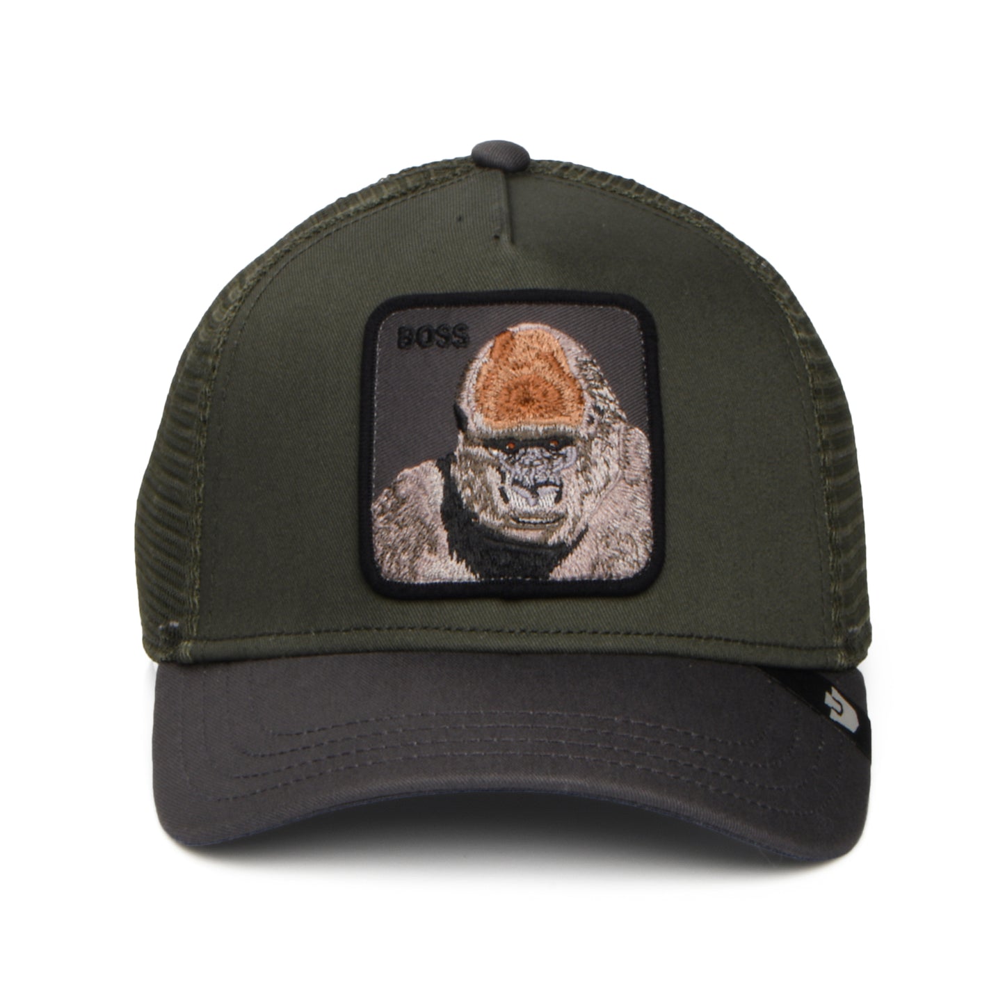 Gorra de camionero Boss de Goorin - Verde Oliva