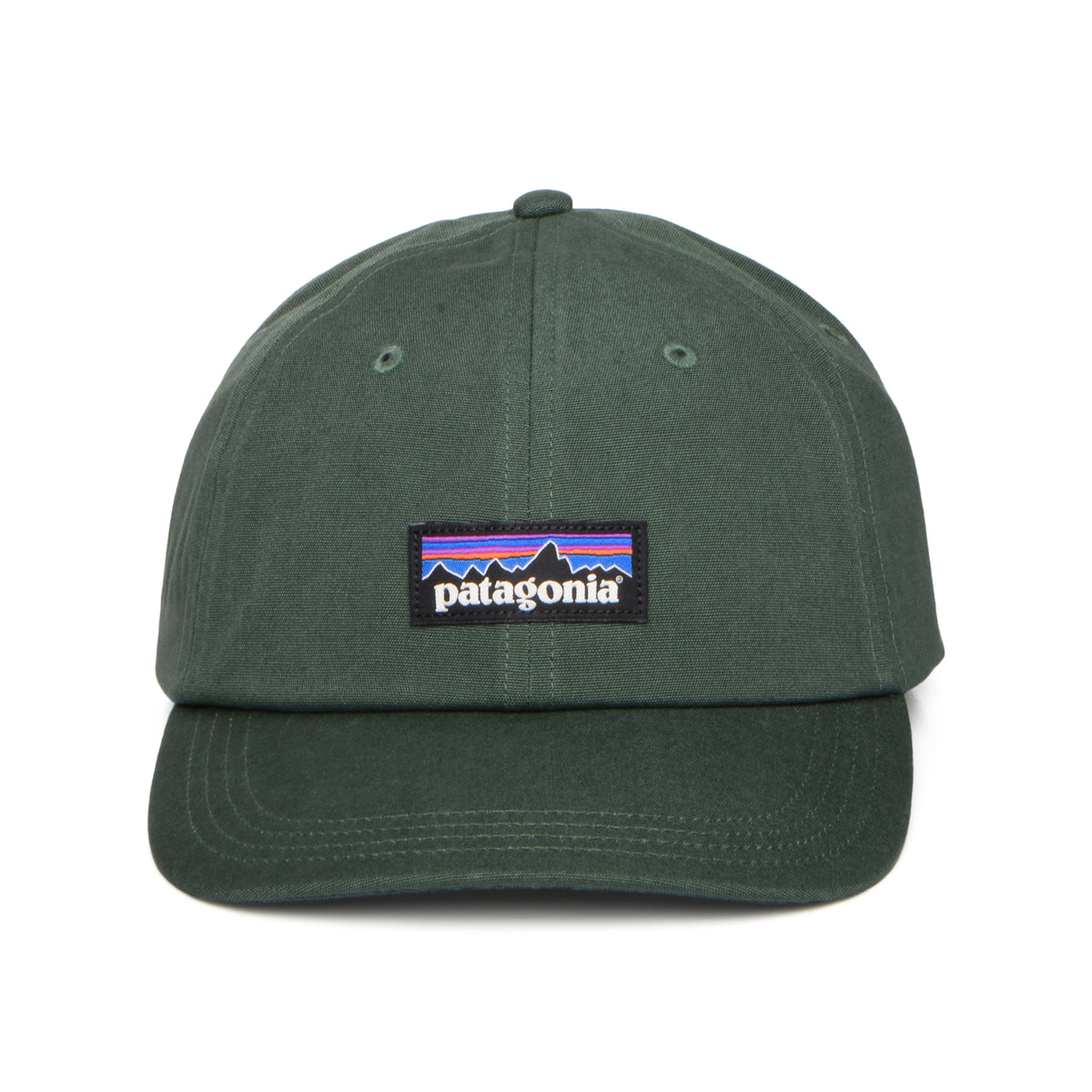 Gorra de béisbol P-6 Label Trad de algodón orgánico de Patagonia - Verde Pino