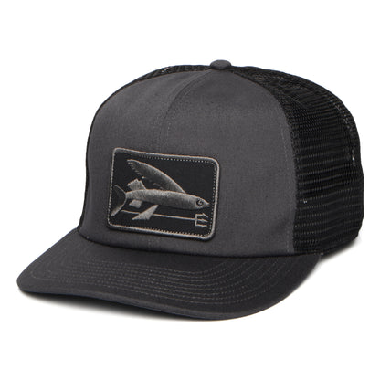 Gorra de camionero Flying Fish Relaxed de Patagonia - Tinta Negro