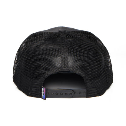 Gorra de camionero Flying Fish Relaxed de Patagonia - Tinta Negro