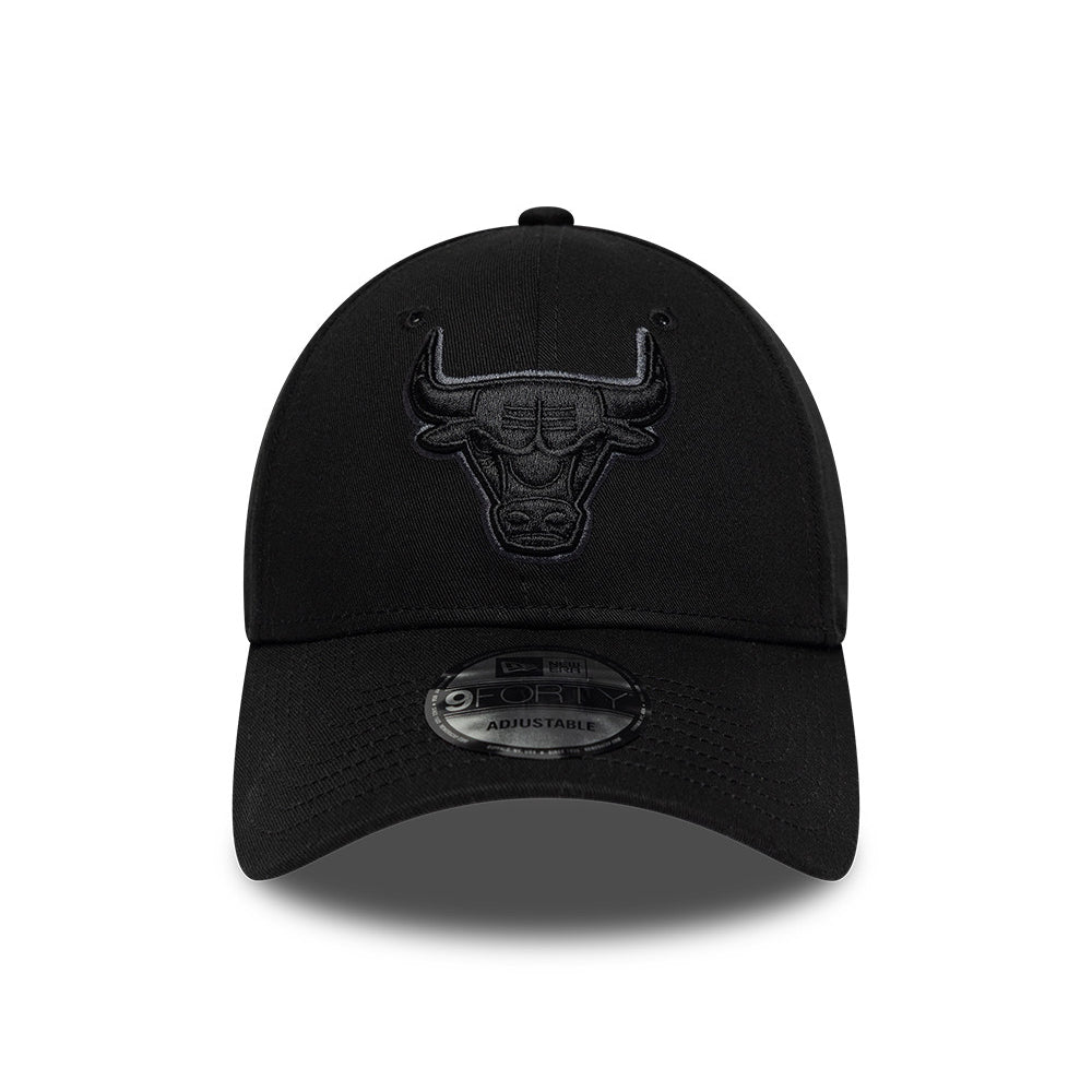 Gorra de béisbol 9FORTY NBA Team Outline Chicago Bulls de New Era - Negro-Gris Oscuro