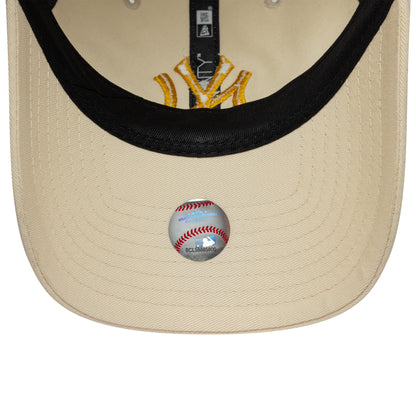 Gorra de béisbol 9TWENTY MLB League Essential New York Yankees de New Era - Crema-Miel