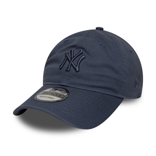 Gorra de béisbol 9TWENTY MLB Washed Midi Logo New York Yankees de New Era - Indigo