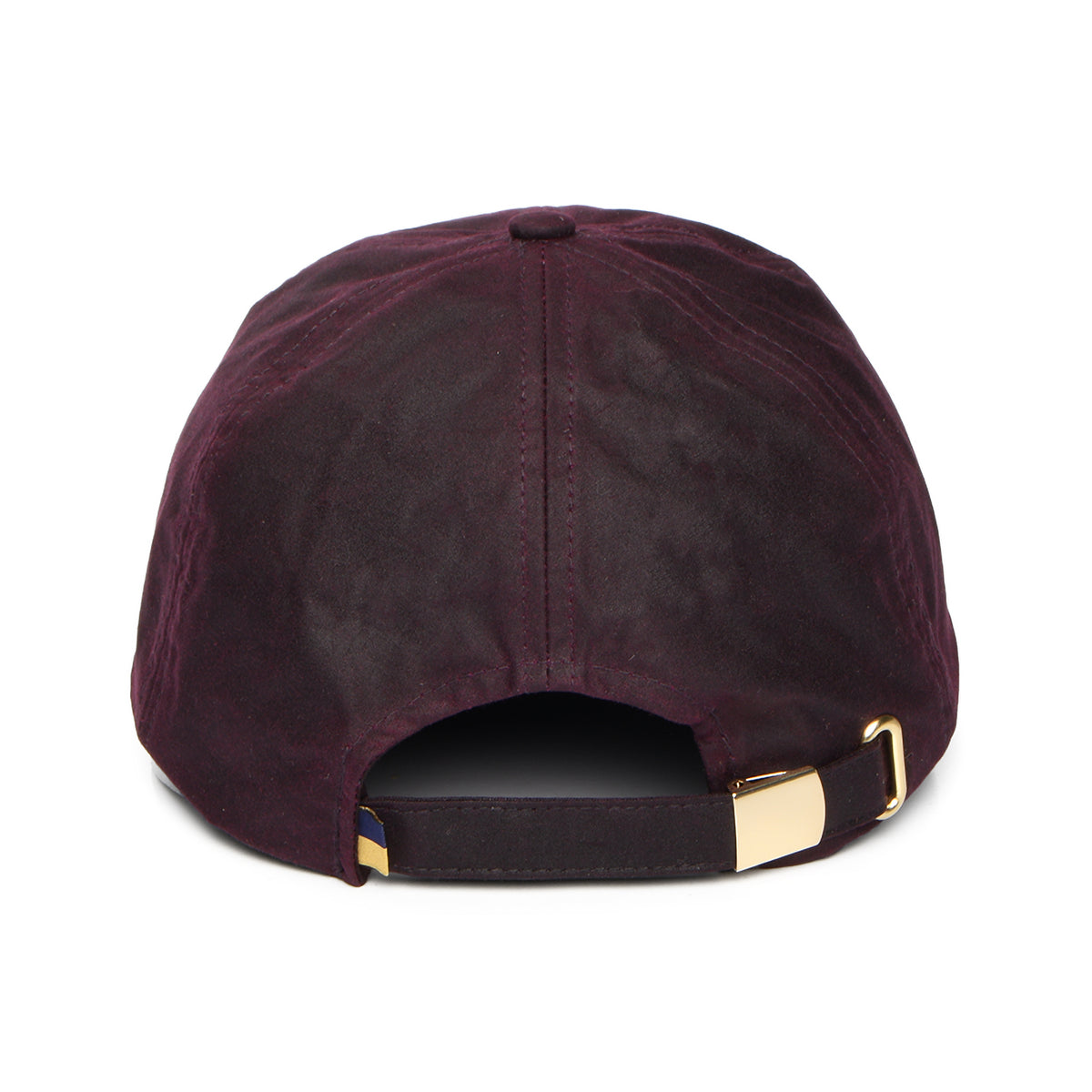 Gorra de béisbol de algodón encerado británico de Failsworth - Merlot