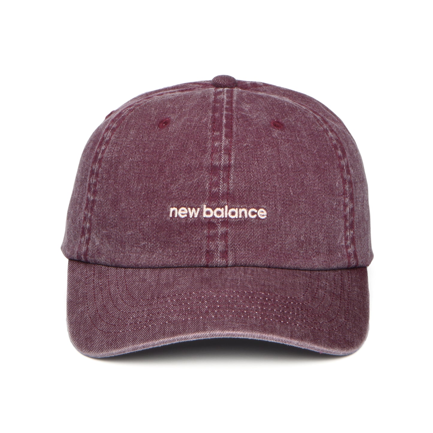 Gorra de béisbol Linear Logo de New Balance - Vino