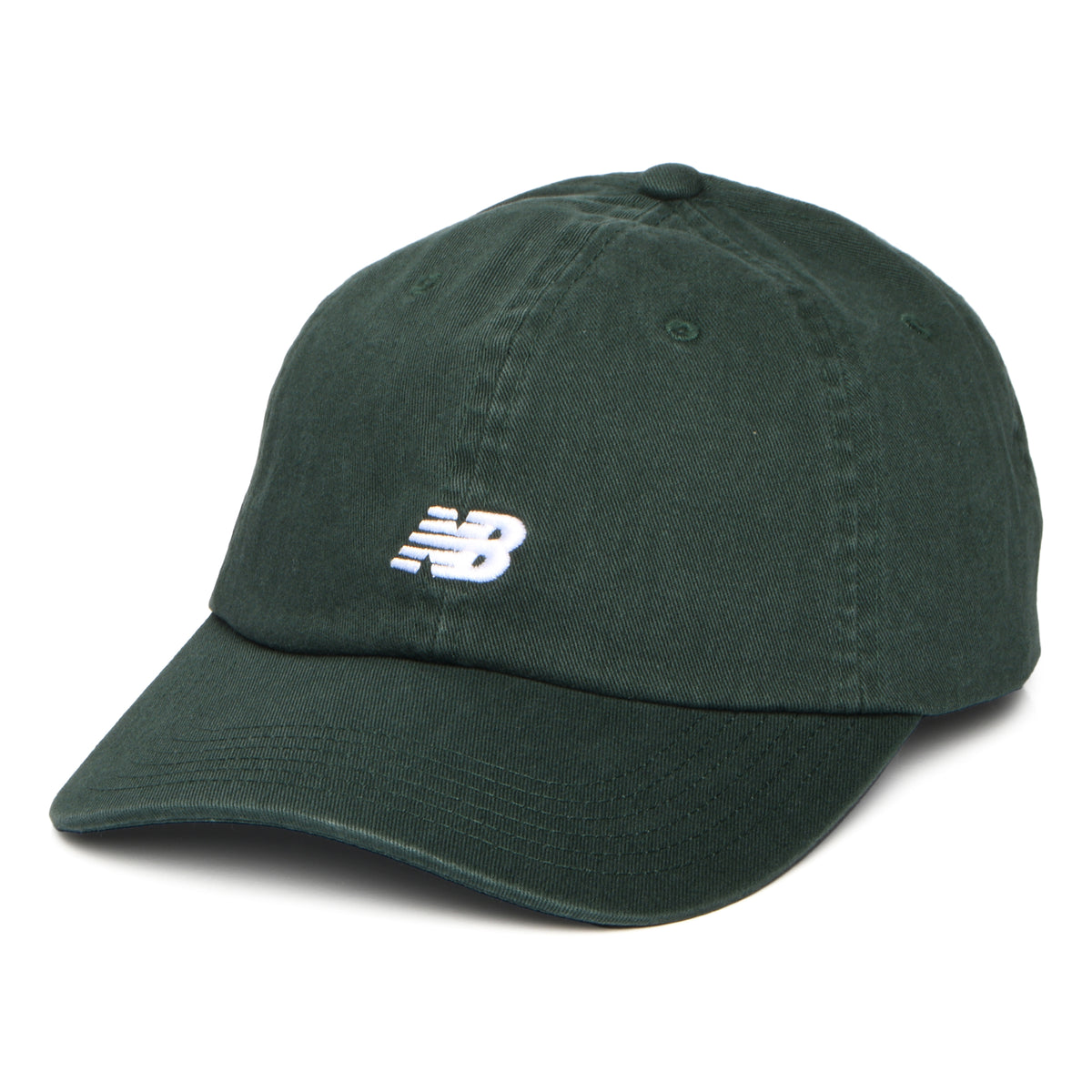 Gorra de béisbol Classic V 2.0 de sarga de algodón de New Balance - Bosque