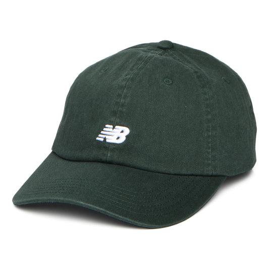 Gorra de béisbol Classic V 2.0 de sarga de algodón de New Balance - Bosque