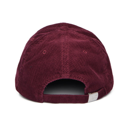 Gorra de béisbol Athletics de pana de New Balance - Vino