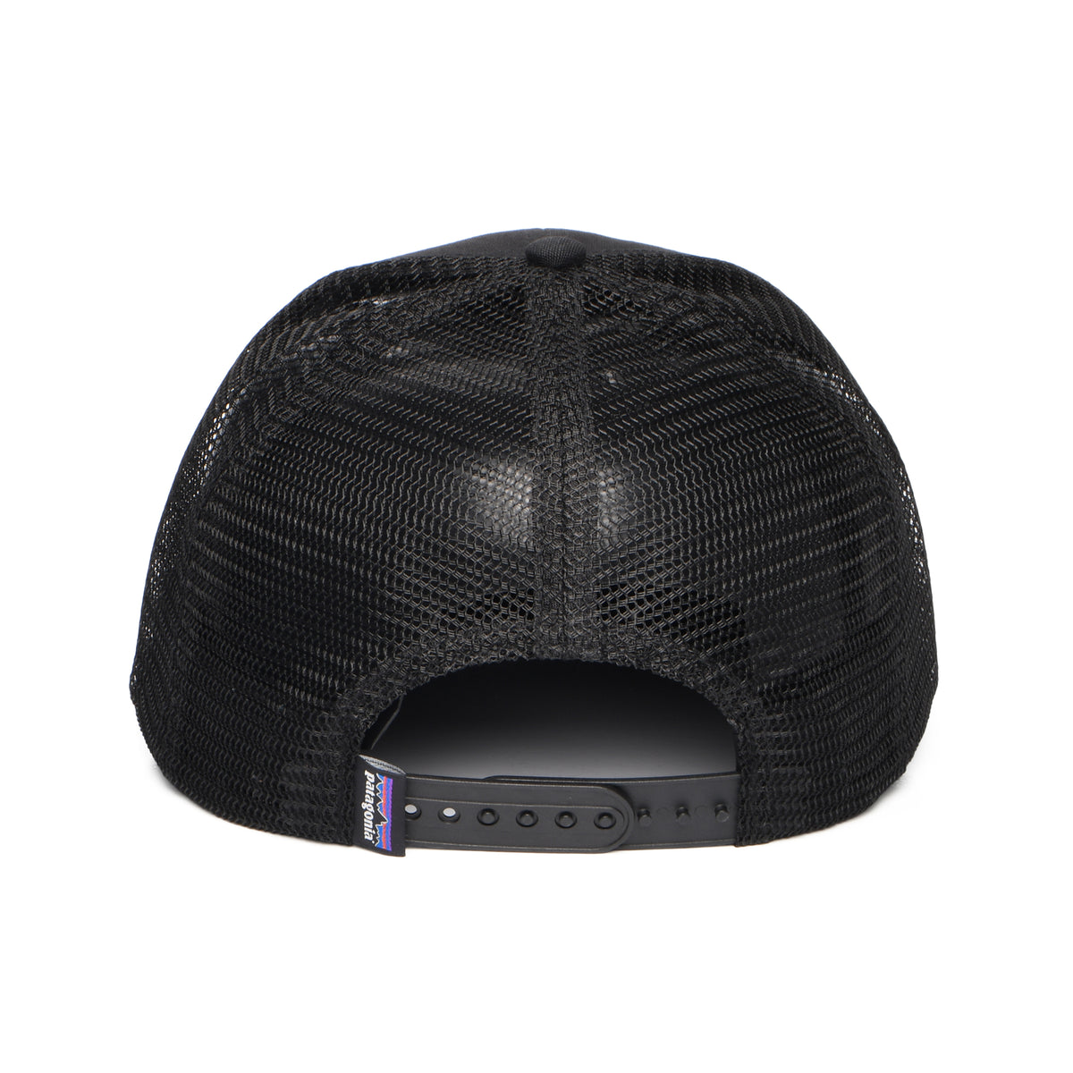 Gorra de camionero P-6 Logo LoPro de algodón orgánico de Patagonia - Negro
