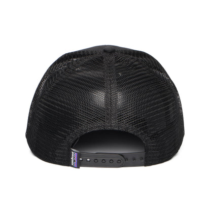 Gorra de camionero P-6 Logo LoPro de algodón orgánico de Patagonia - Negro