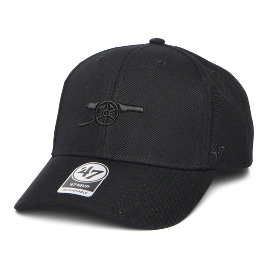 Gorra Snapback Gunners MVP Arsenal FC de 47 Brand - Negro sobre Negro