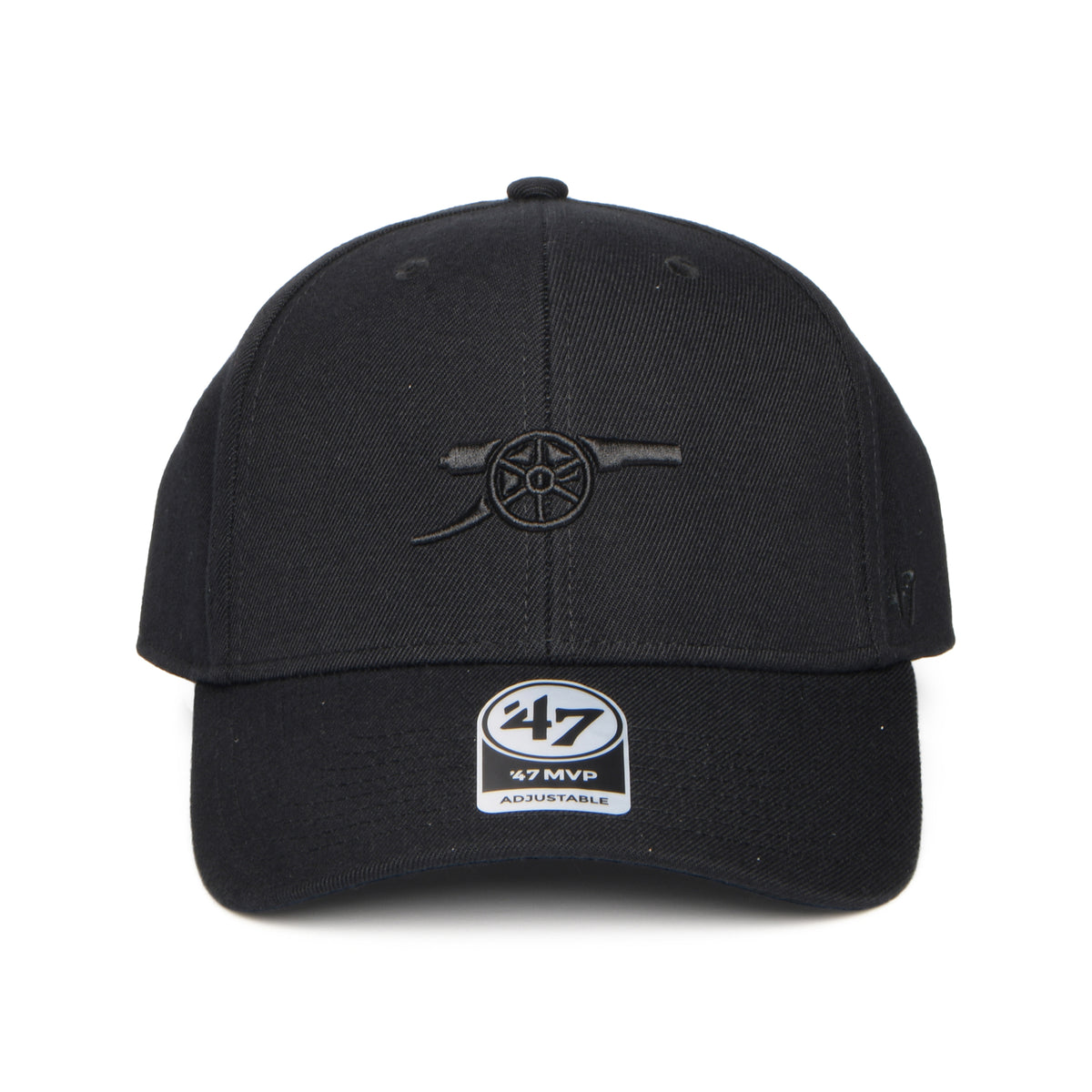 Gorra Snapback Gunners MVP Arsenal FC de 47 Brand - Negro sobre Negro