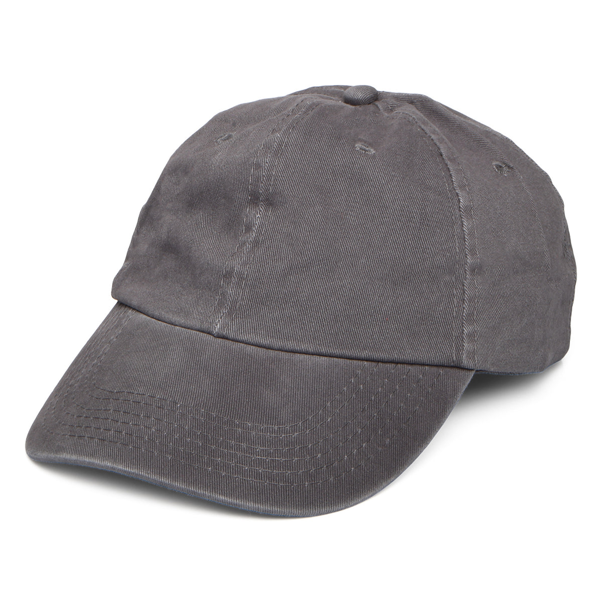 Gorra de béisbol de algodón lavado de Village Hats - Antracita