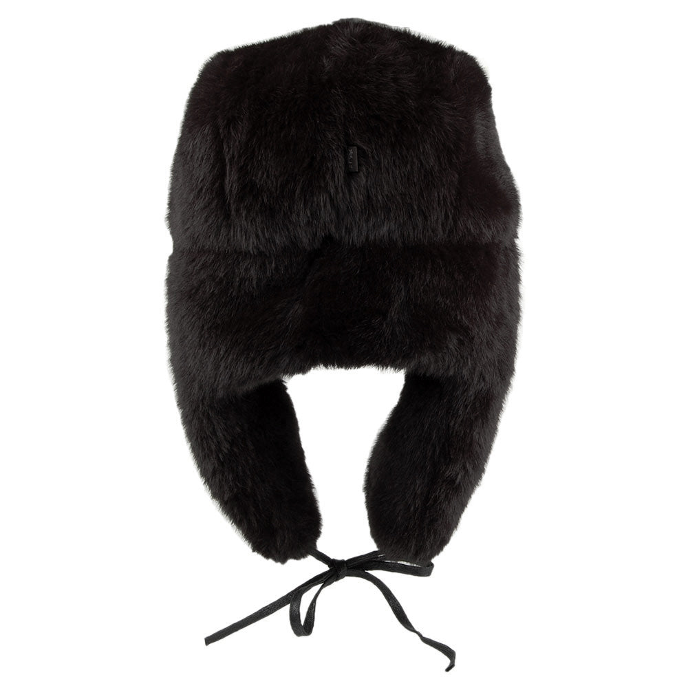 Gorro Aviador de piel sintética de Kangol - Negro