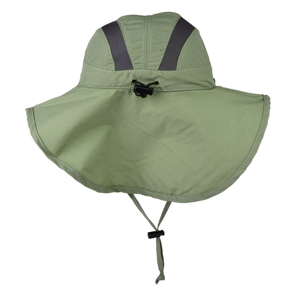 Sombrero Natalie Plegable de Scala - Verde Oliva
