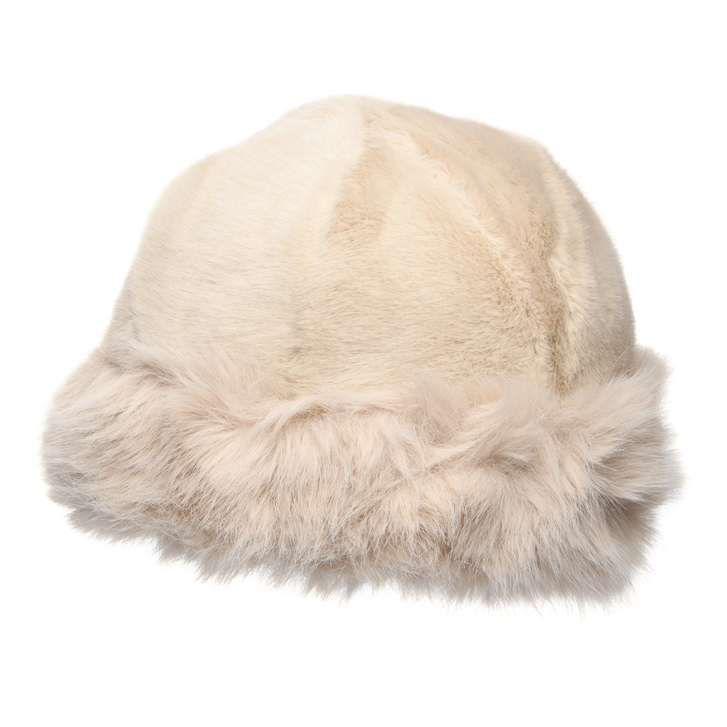 Sombrero Cloche de piel sintética de Whiteley - Avena