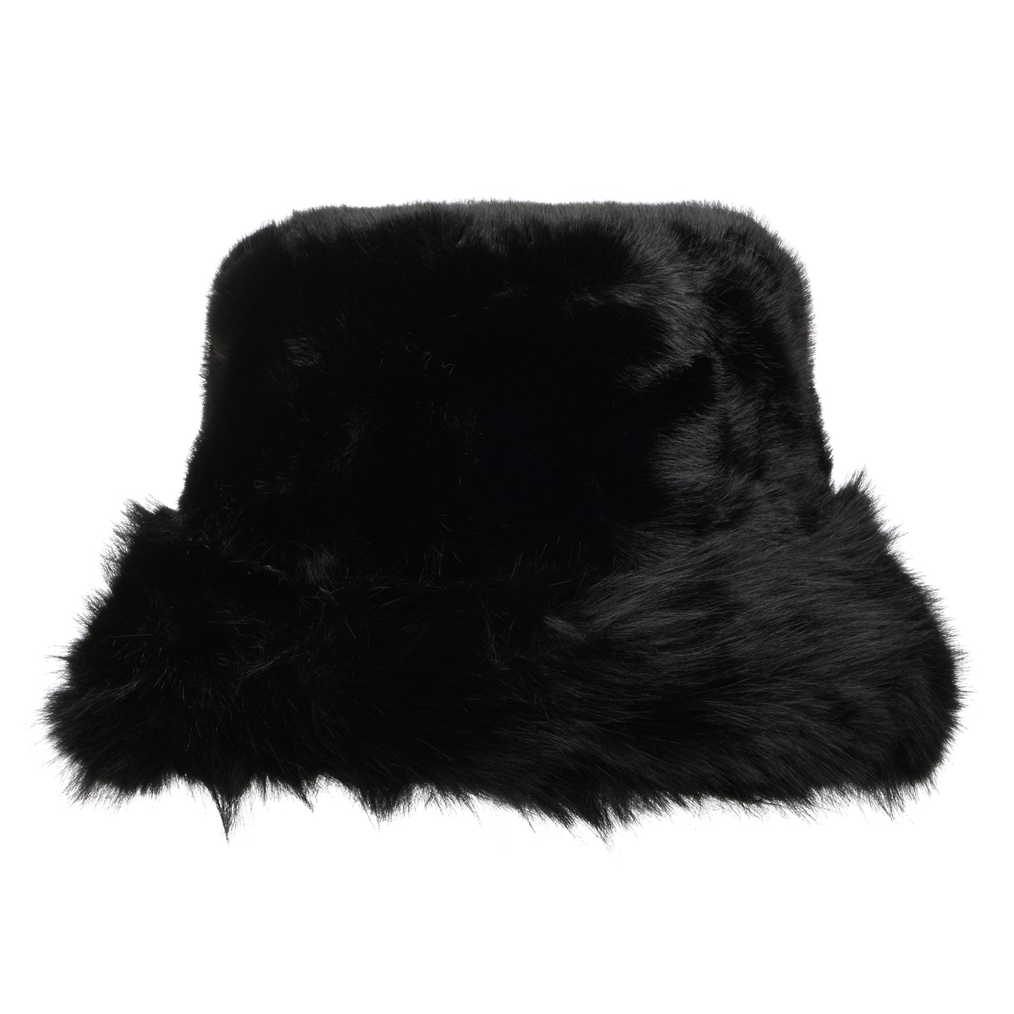 Sombrero de pescador Invierno de piel sintética de Whiteley - Negro