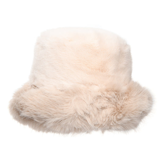 Sombrero de pescador Invierno de piel sintética de Whiteley - Avena