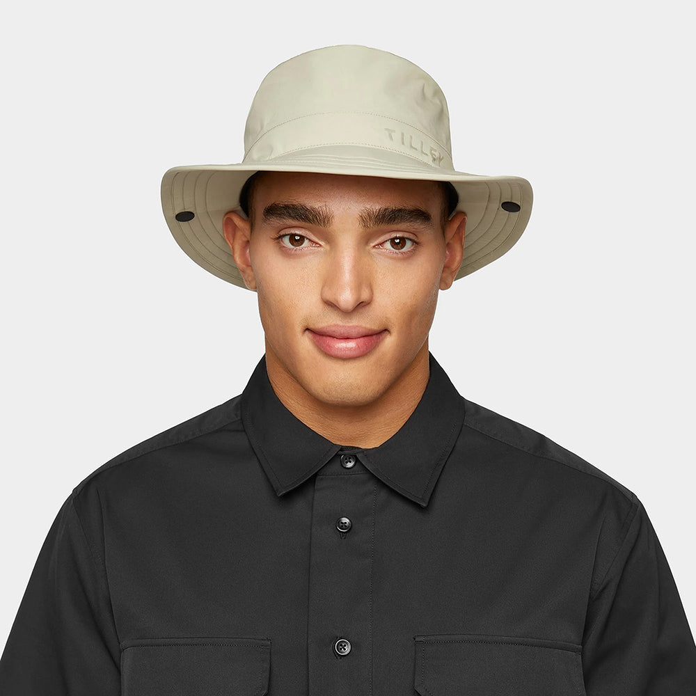 Sombrero de pescador con costura sellada resistente al agua de Tilley - Piedra