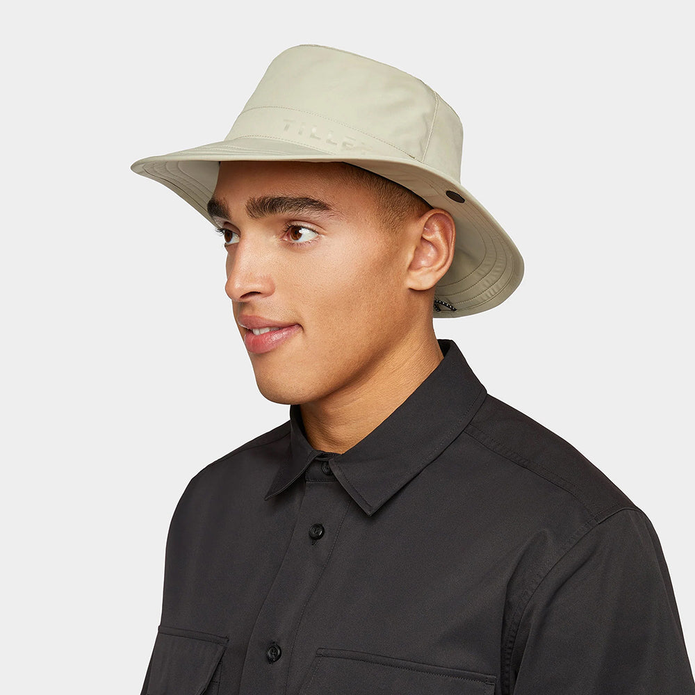 Sombrero de pescador con costura sellada resistente al agua de Tilley - Piedra